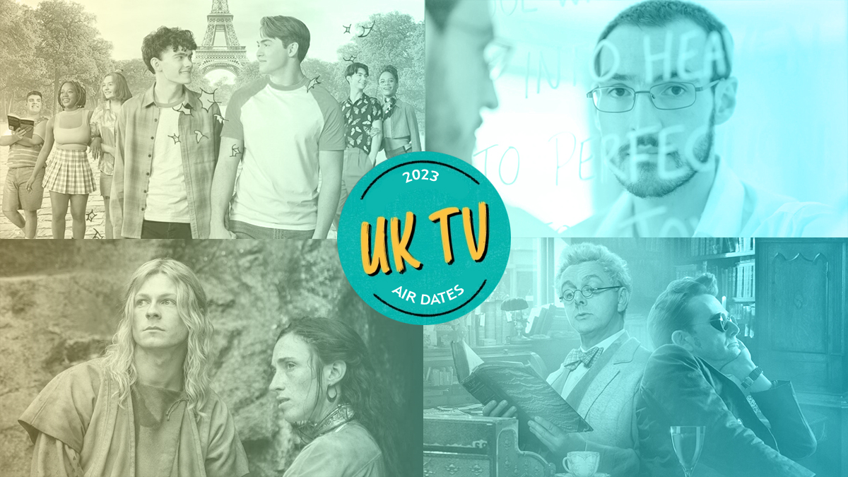 UK TV Calendar August 2023 - Heartstopper, The Sixth Commandment, The Winter King, Good Omens