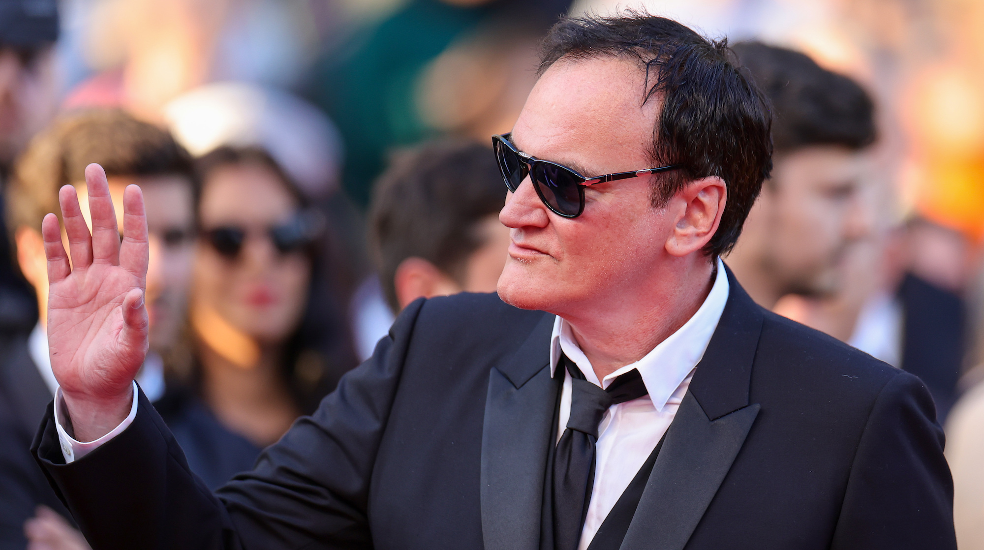Quentin Tarantino at Cannes 2023 premiere of Elemental