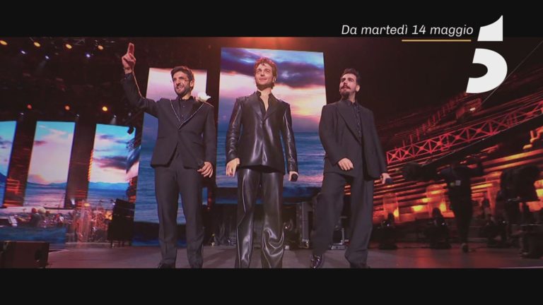 Il Volo – Tutti per Uno, ce soir sur Canale 5 la première des trois soirées événementielles aux Arènes de Vérone