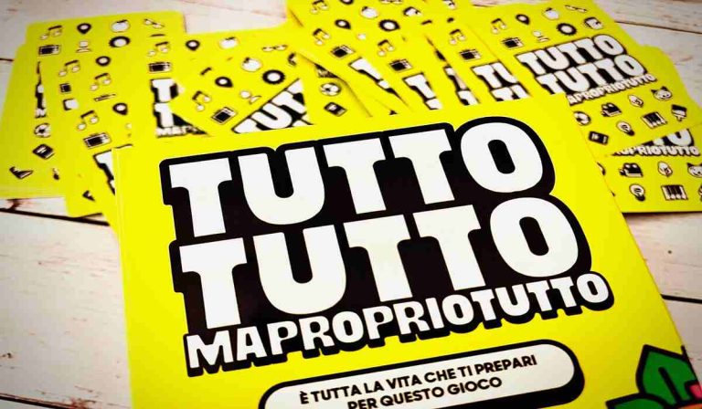 Tutto Tutto Ma Proprio Tutto, revue du jeu de société sur la connaissance