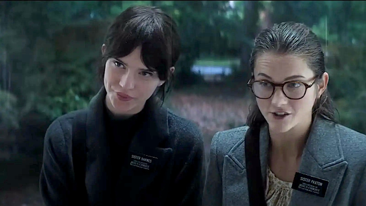 Sophie Thatcher and Chloe East in Heretic