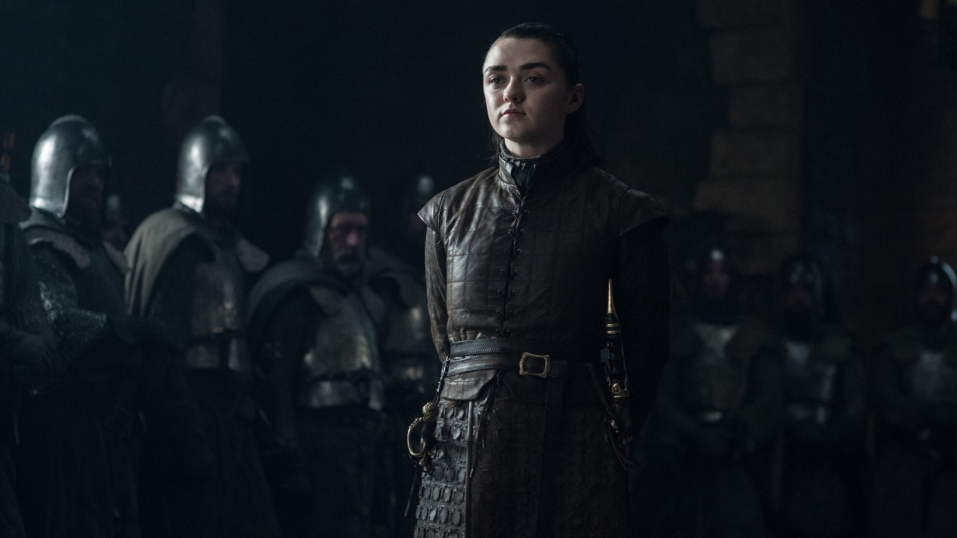 Arya Stark (Maisie Williams) in Game of Thrones.