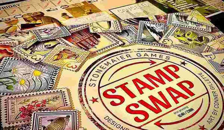 Stamp Swap, la revue du jeu de société : échange de timbres