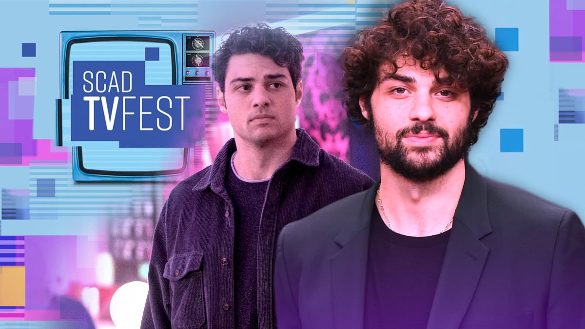 An image from Noah Centineo in The Recruit season 3 and from SCAD TVfest 2025.