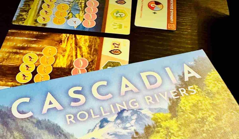 Cascadia Rolling Rivers, The Review of the Board Game: Fauna, Habitat and Dice!