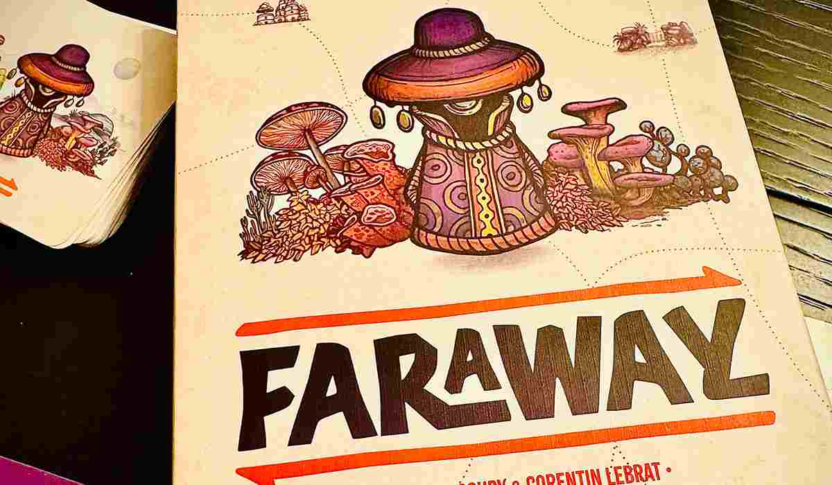 Faraway, l'examen du jeu de société: exploration à l'envers