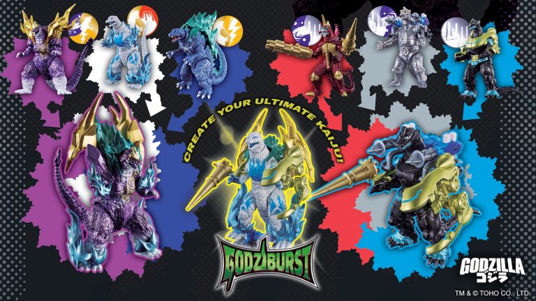 Les figurines Godziburst Godzilla à mélanger et à assortir feront leurs débuts au Salon du jouet de New York