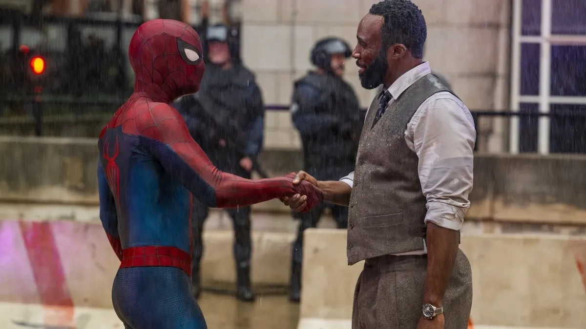 Peter Parker meets Tramell Tillman in Spider-Man: Brand New Day.